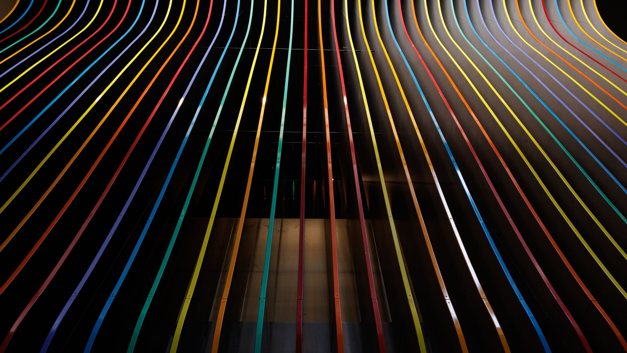 53 NYC architecture design rainbow lines