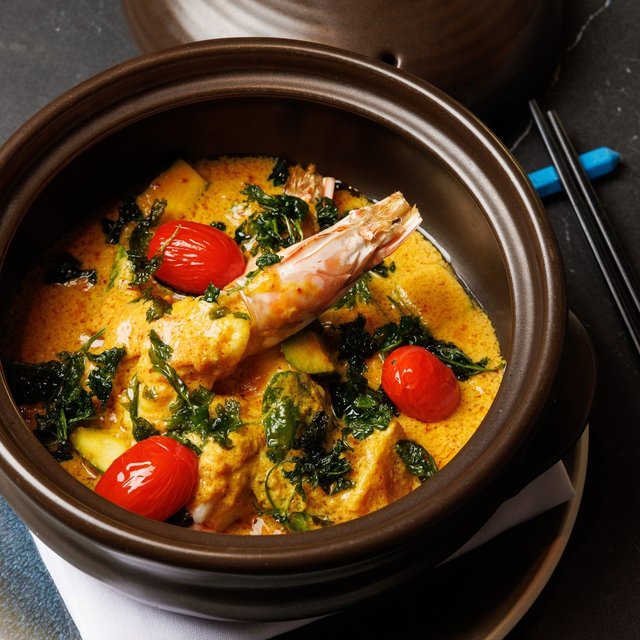 A symphony for the senses. ✨​​​​​​​​ This colorful Tiger Prawn …